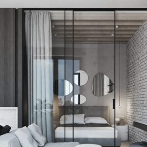 Cửa Kính Siêu Hẹp Deco CKD17
