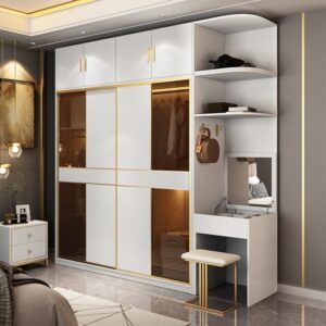 Tủ Áo Cánh Kính Cao Cấp Gỗ Tốt Nhôm Nhập Khẩu Phụ Kiện Xịn