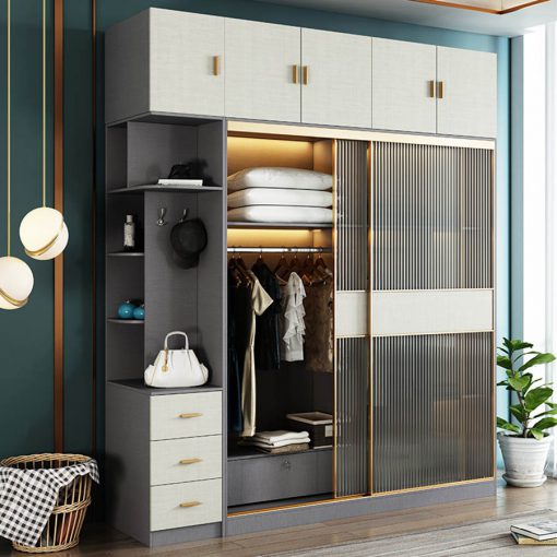 Tủ áo cánh kính  Deco DTK04
