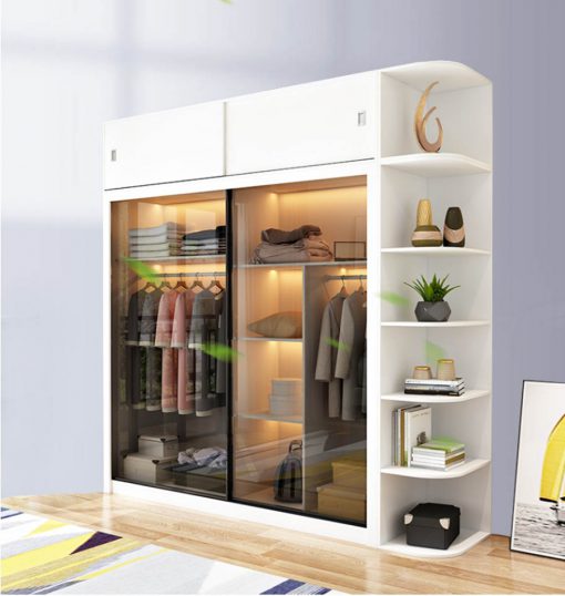 Tủ áo cánh kính  Deco DTK13