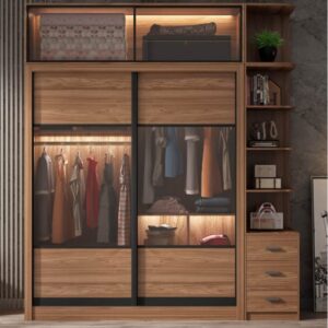 Tủ áo cánh kính  Deco DTK16