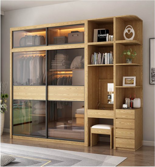 Tủ áo cánh kính  Deco DTK38