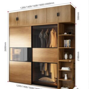Tủ áo cánh kính  Deco DTK56