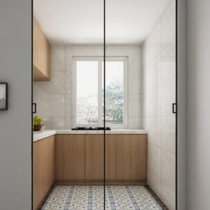 Vách Kính Ngăn Phòng Cửa Lùa Deco CKD61