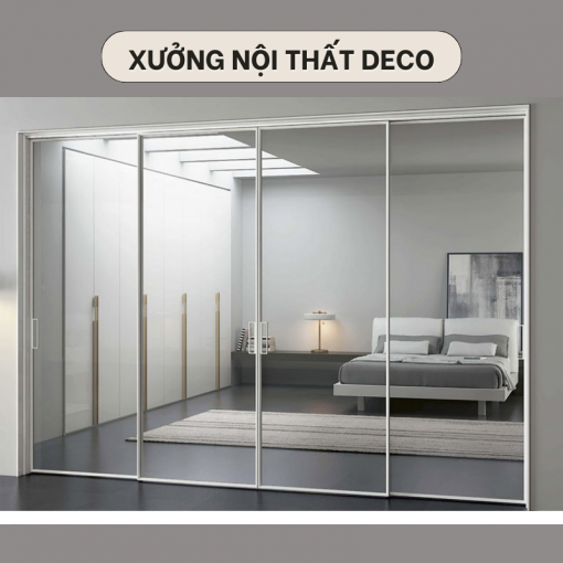Vách Ngăn Nhôm Kính Deco CKD56
