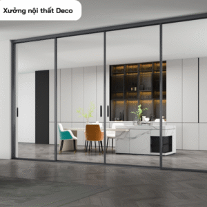 Vách Ngăn Nhôm Kính Deco CKD59